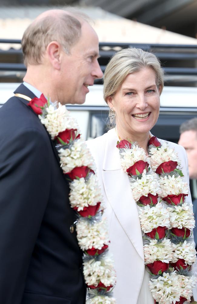 Prince Edward, Duke of Edinburgh and Sophie, Duchess of Edinburgh in Nepal. Picture: Chris Jackson/Getty Images