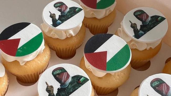 A Sydney bakery has advertised Hamas themed cakes and cupcakes. Picture: Instagram