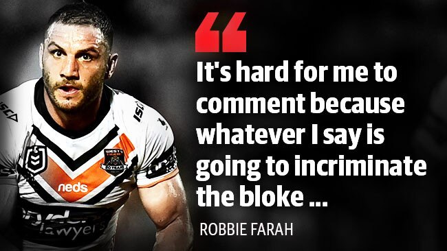 Wests Tigers hooker Robbie Farah has urged the NRL to eradicate eye-gouging from the game, via Nick Walshaw.