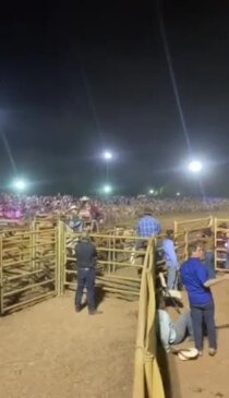 Eileen Ostwald wins Robbie Robbins Steer Wrestling