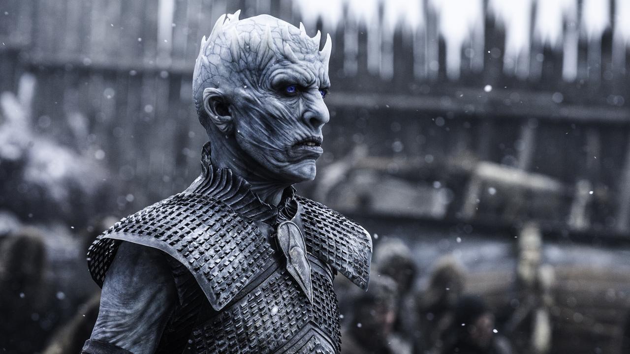 A scene from “Hardhome” featuring the Night King. Picture: HBO