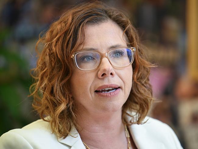 CANBERRA, AUSTRALIA  - NewsWire Photos - February 13, 2025: Hon Amanda Rishworth MP at Parliament House in Canberra. Picture: NewsWire / Martin Ollman