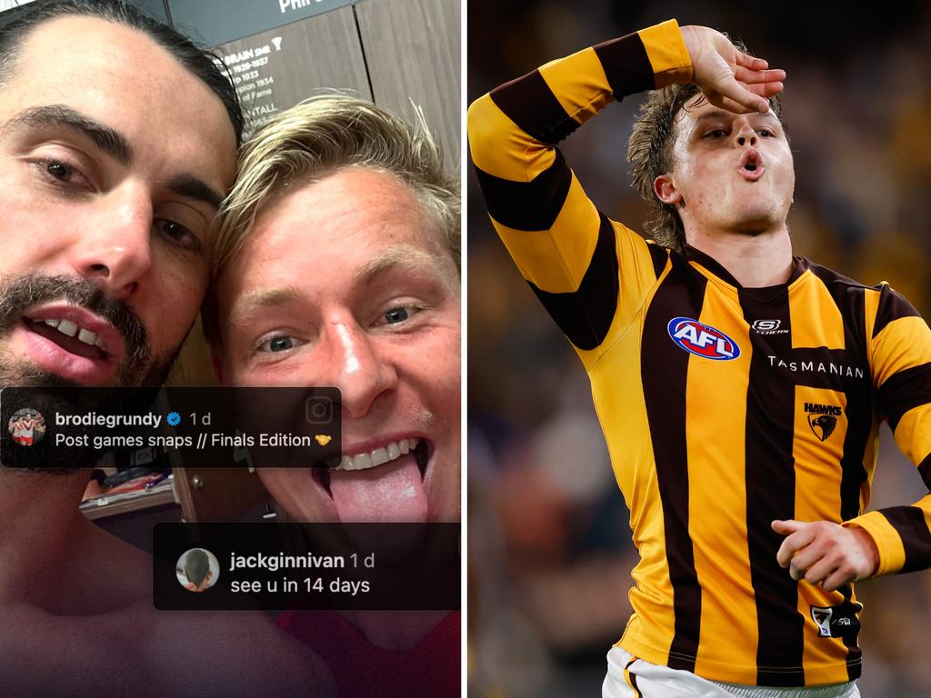 Jack Ginnivan has been called out for “disrespecting” Port Adelaide as the Hawthorn young gun is again in the spotlight for a cheeky social media sledge. 