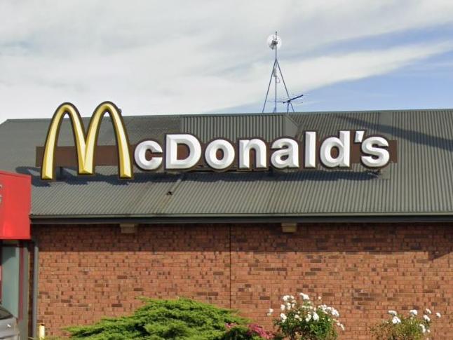 Two people were allegedly hit by a car at Gilles Plains McDonalds on Sunday night. Picture: Google Maps