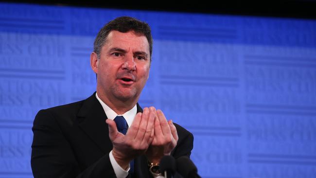 Larry Marshall, Chief Executive of CSIRO. The CSIRO is at the early stages of developing a new material that can extract carbon out of the atmosphere for storage. Picture Kym Smith