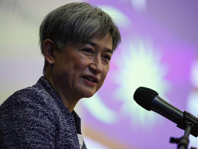 Penny Wong in Kuala Lumpur, Malaysia, on Wednesday. Picture: Joshua Paul