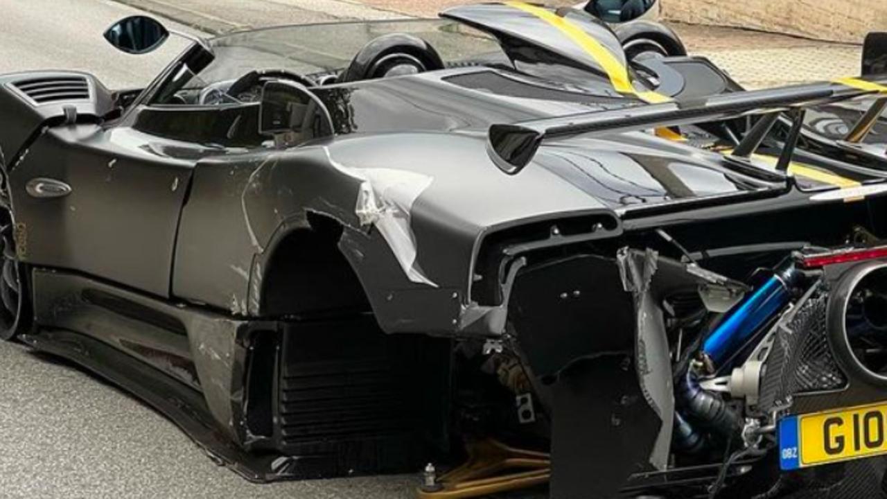 $25 million supercar wrecked on camera - news.com.au