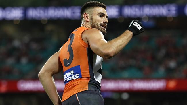 Could Stephen Coniglio walk out on the Giants for the Blues? Picture: Getty Images