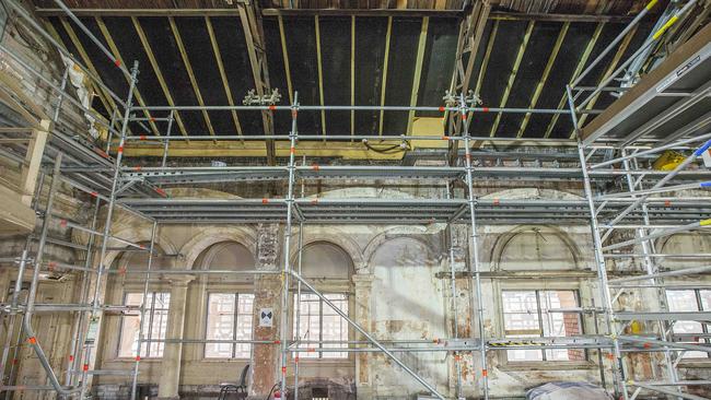 The future of the decaying ballroom is yet to be decided. Picture: Ian Currie