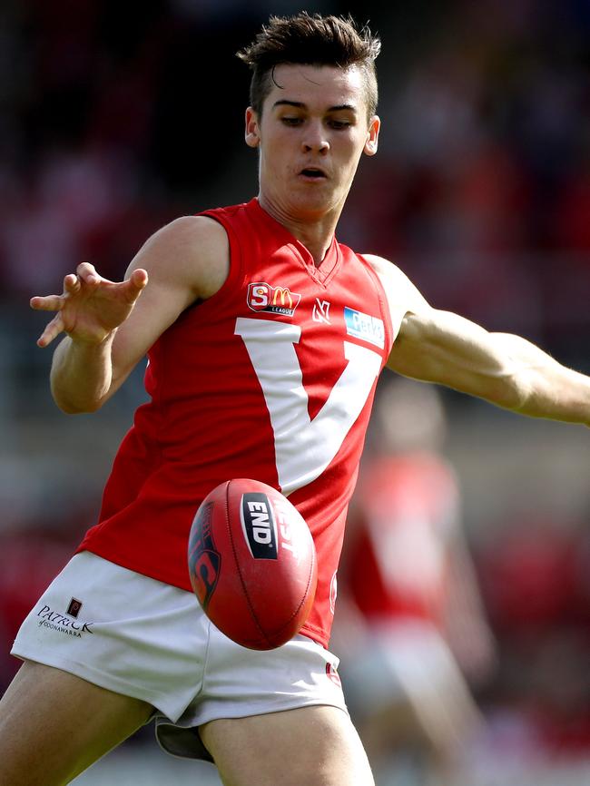 Connor Rozee in action for North Adelaide. Picture: Calum Robertson