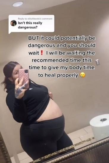 Pregnant Teen Caption