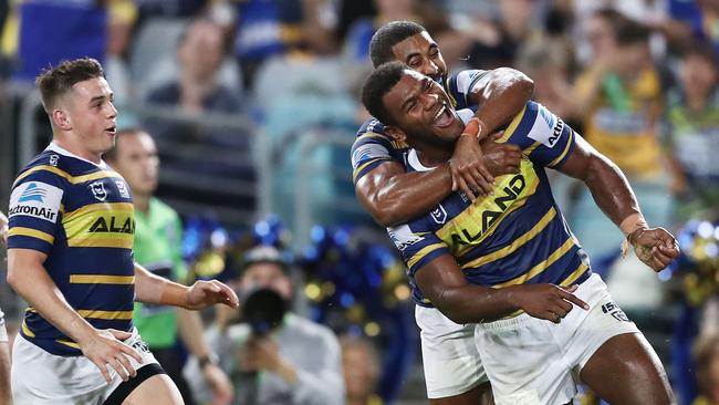 Sivo powered over for two tries. Photo by Matt King/Getty Images.