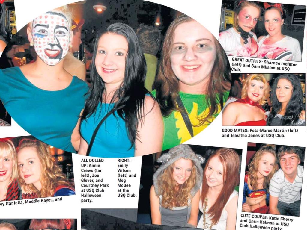 NITELIFE: Halloween party at the USQ Club in Toowoomba in 2012.