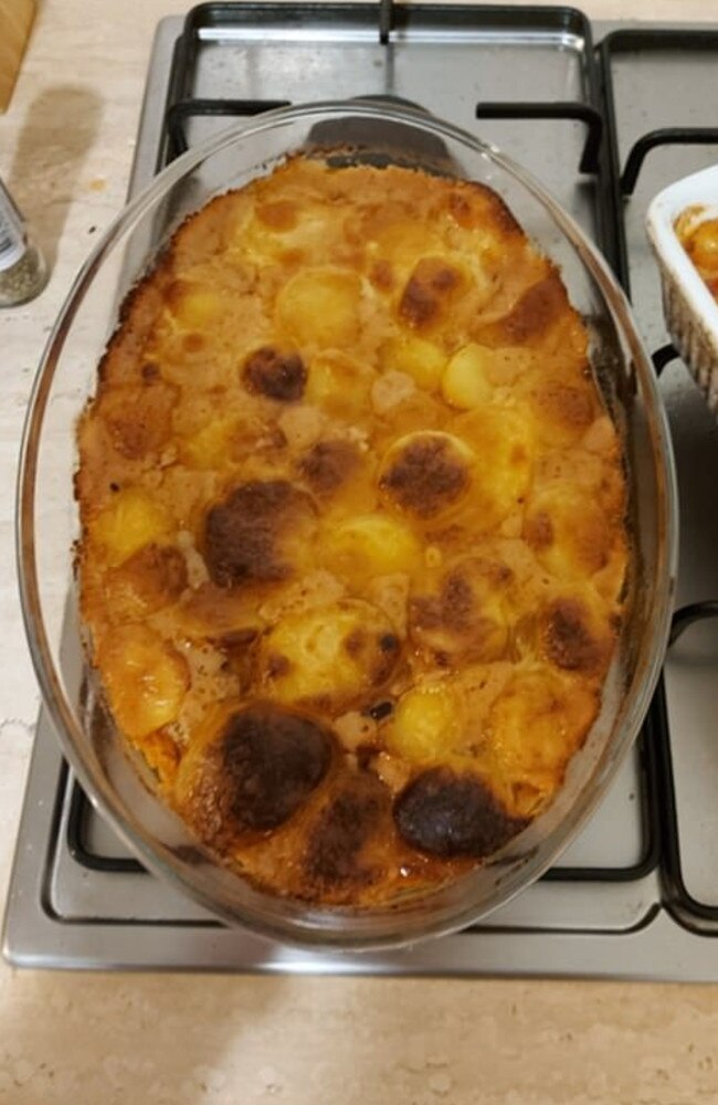 And this is the $4.99 potato bake they’re also hooked on. Picture: Facebook