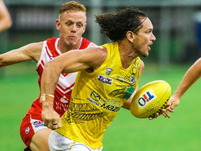 Nightcliff Tigers will take on Waratah in the semi final. Picture: Glenn Campbell