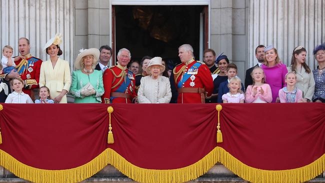 The 2019 balcony appearance. Picture: Neil Mockford/GC Images