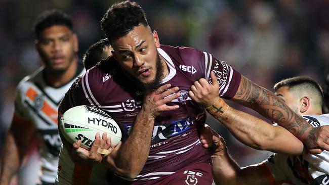 Manly have great power in Taupau and Fonua-Blake. Photo: Cameron Spencer/Getty Images