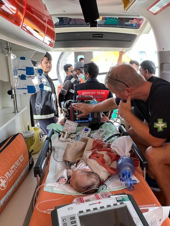 The infant has been released after lifesaving treatment in Australia.