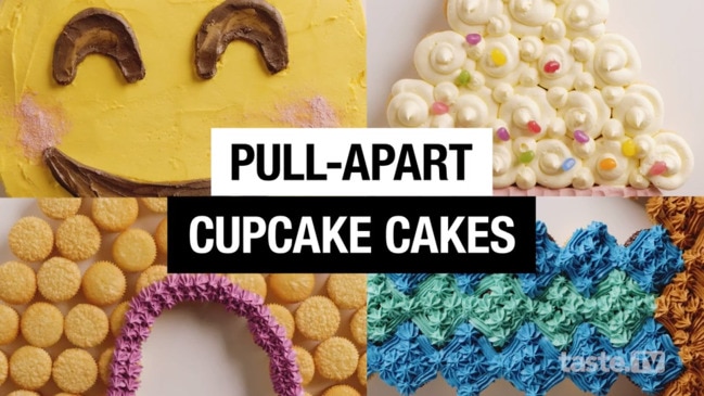 Pull-apart cupcake cakes