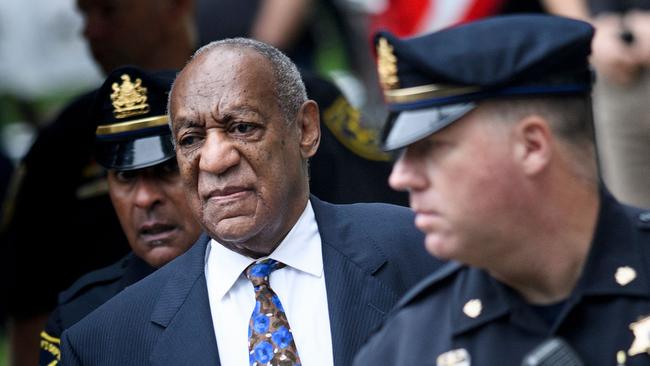 US actor Bill Cosby arrives at court in Norristown, Pennsylvania to face sentencing for sexual assault in 2018. A US court overturned comedian his conviction for drugging and sexually assaulting a woman 15 years ago allowing his release from prison.