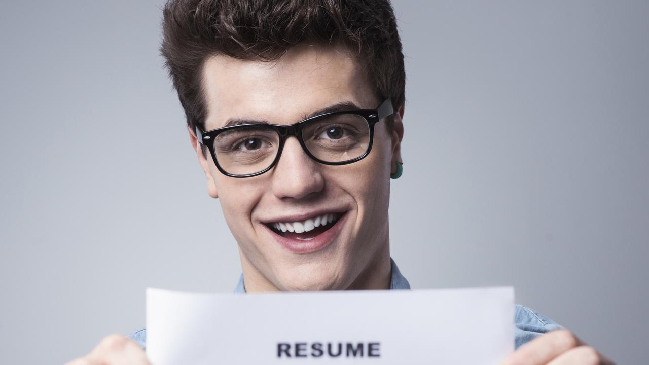 The broad and fulsome smile of someone who has used lots of white space and no jargon on his resume. Picture: iStock