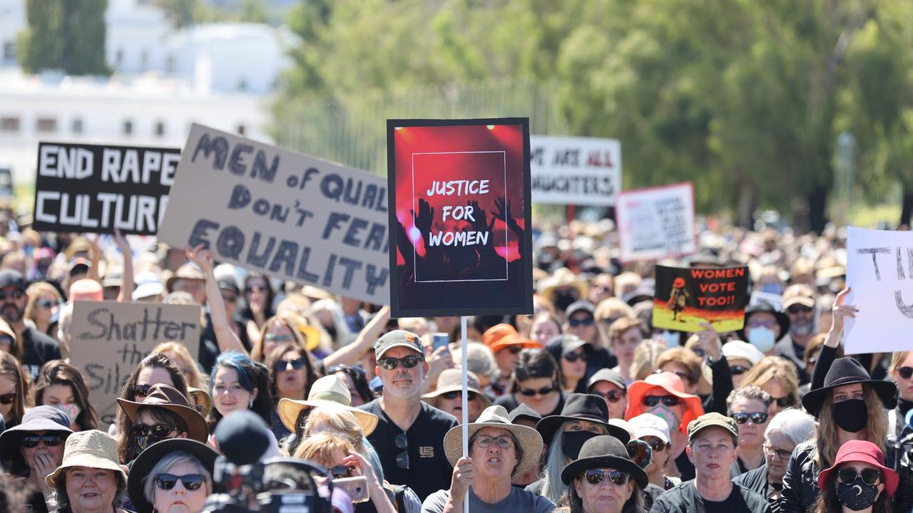 Women's March 4 Justice in Canberra