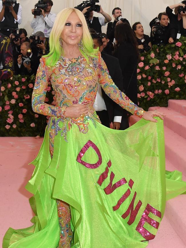 Donatella Versace. Picture: AFP