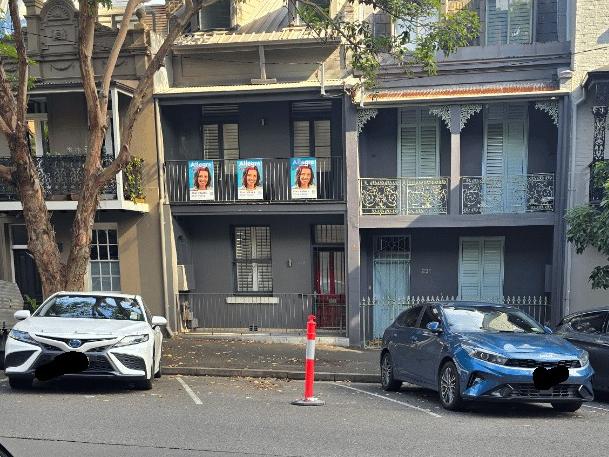 A Sydney resident has been slammed online for their dodgy parking move. Picture: Reddit