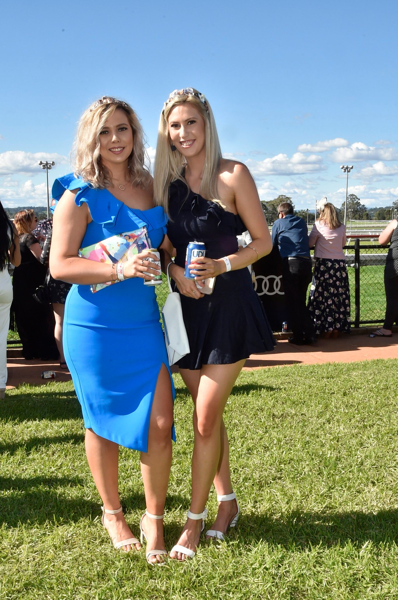 Kelly Dodd (left) and Liz Watson. Clifford Park 2019 Weetwood race day. April 2019. Picture: Bev Lacey