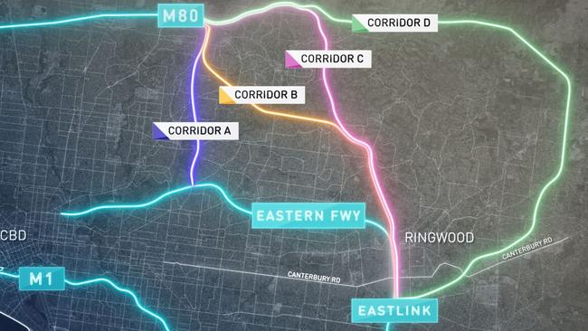 All four route options will involve compulsory acquisition, the North East Link Authority has confirmed.