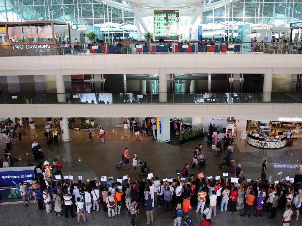 Denpasar airport prior to the global pandemic.