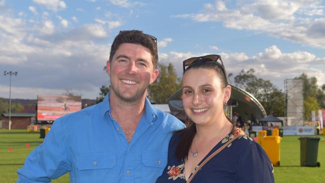 Josh and wife, Lisa-Marie Burgoyne. October 13, 2018. Picture: ANDREA JOHNSTON