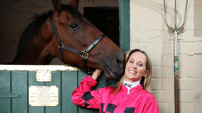 Rachel King is the only female jockey in the Golden Eagle. Picture: Tim Hunter