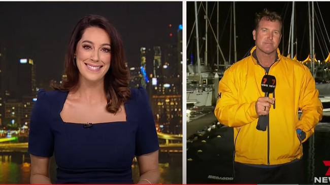 Burt didn’t hold back. Picture: Channel 7