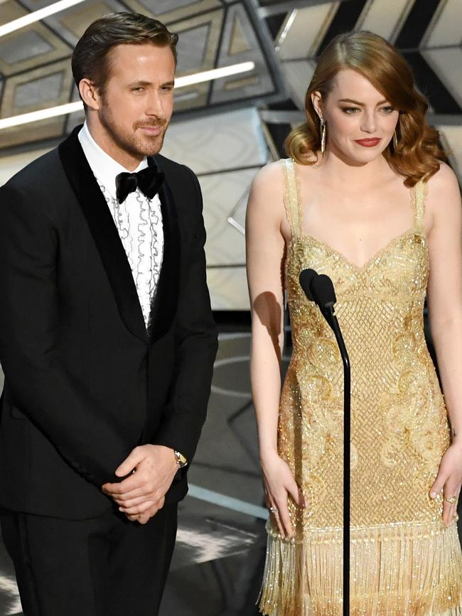 Ryan Gosling and Emma Stone. Picture: Getty