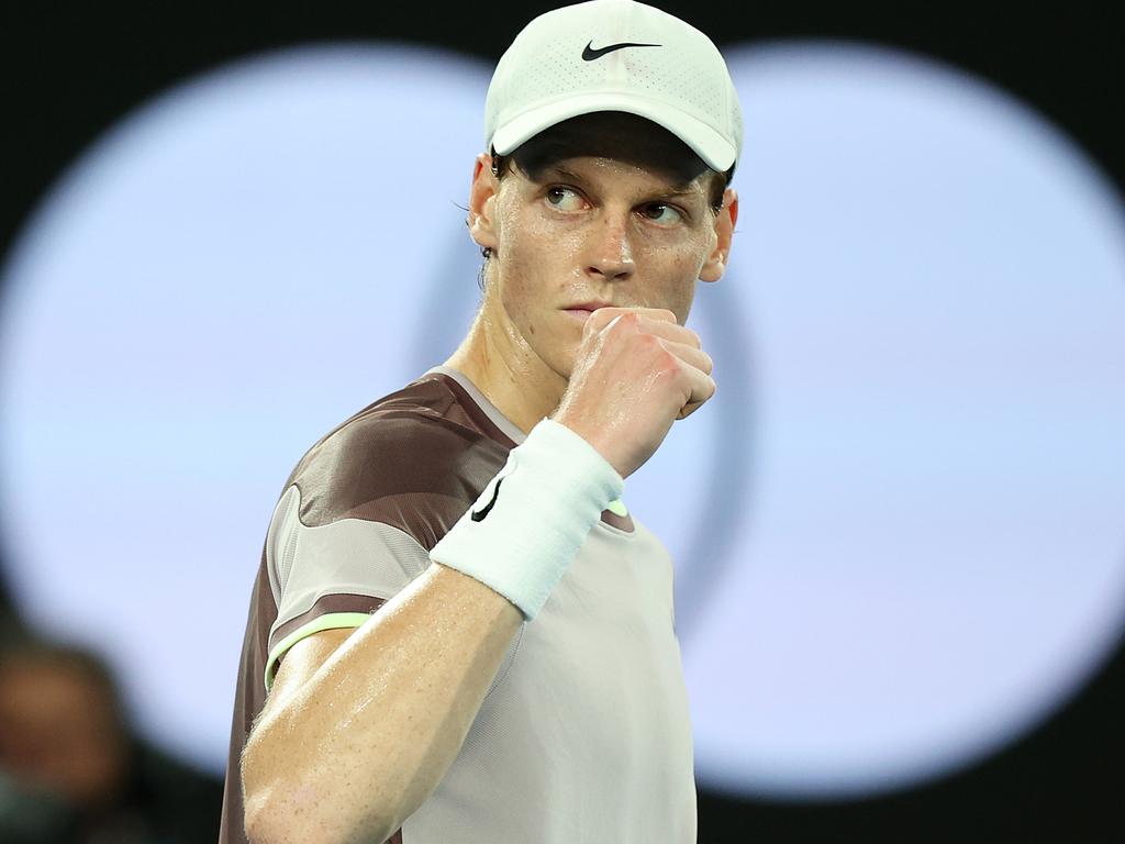 Jannik Sinner of Italy beat Daniil Medvedev to win the Australian Open. Picture: Daniel Pockett/Getty Images