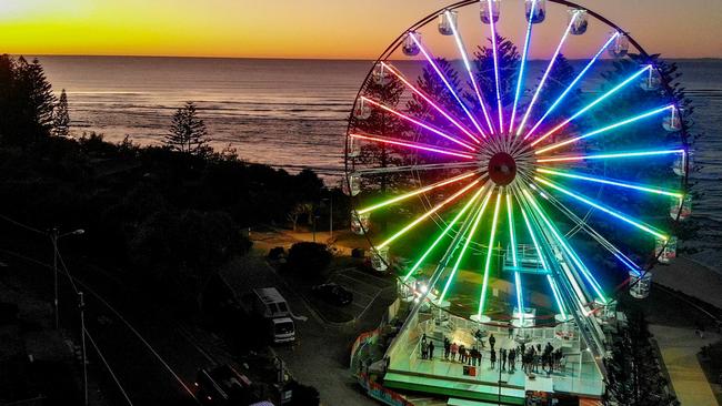 The wheel will give tourists and locals never-before-seen views of Darwin and surrounds. Picture: Skyline Attractions.