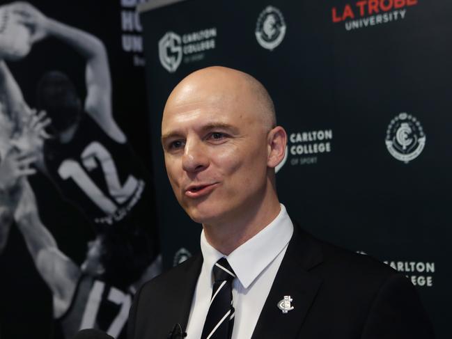 CEO Cain Liddle is the latest high-profile Carlton figure to be sacked. (AAP Image/David Crosling)