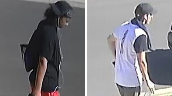 Police believe these two men could help an investigation into a stabbing in Oran Park.