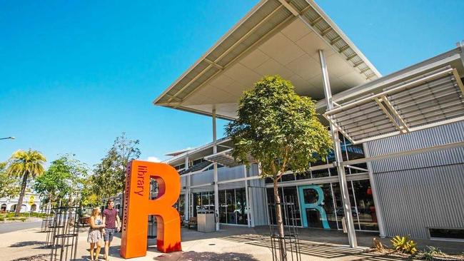 The Rockhampton library where Eddie Bashford enjoyed spending a lot of time reading Mad Magazine, The Daily Mercury and motorcycle magazines. Picture: www.queensland.com