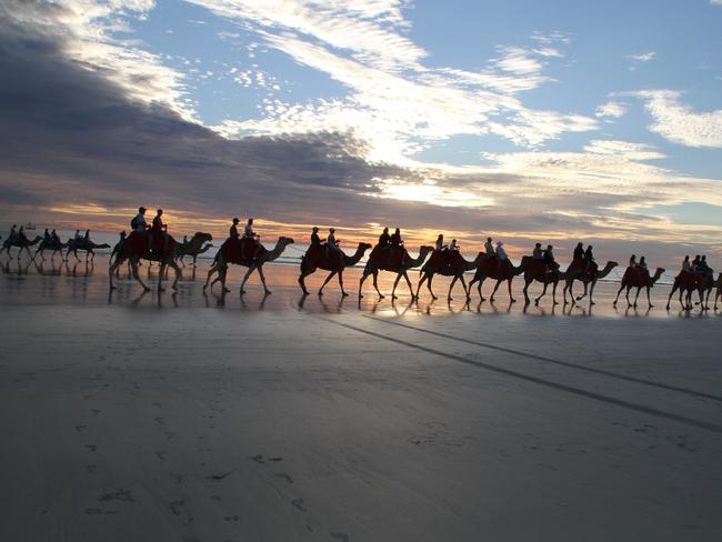 A camel ride like no other. Picture: Places We Go.