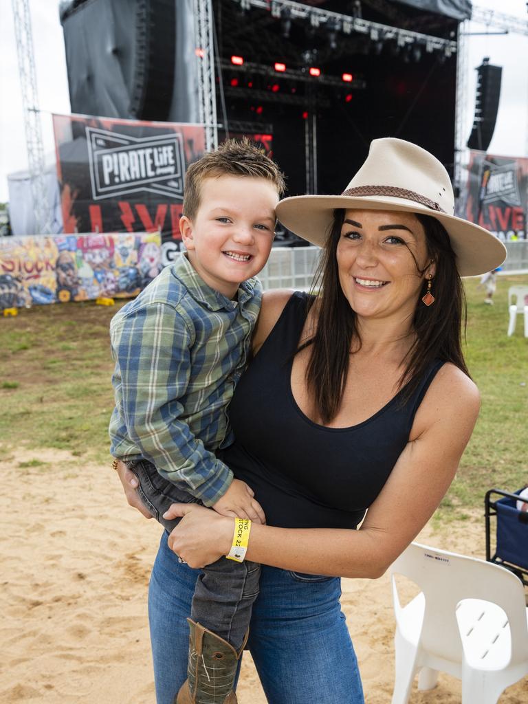 Chase and Sam Waller at Meatstock at Toowoomba Showgrounds, Saturday, April 9, 2022. Picture: Kevin Farmer