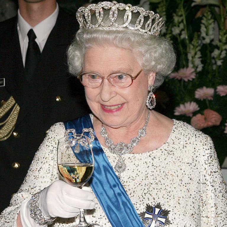 Queen Elizabeth is partial to a drink or two on Christmas Day. Picture: POOL - Mark Cuthbert/UK Press via Getty Images.