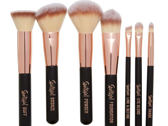 The seven piece brush set retails at $24.95.