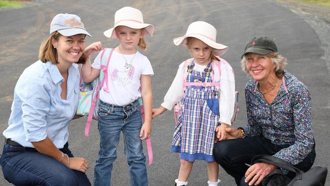 Nicarla Saville, Ellie-May Saville, Katie Saville and Margaret Saville. at the Heritage Bank Toowoomba Royal Show. Saturday March 26, 2022