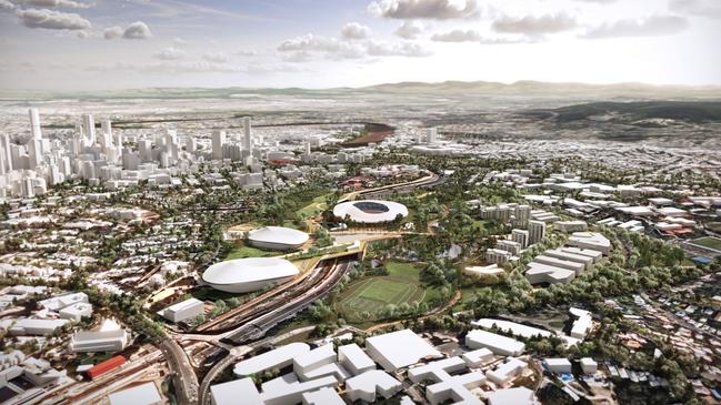 Concept for Victoria Park Olympic Stadium by Archipelago.