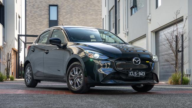 The Mazda2 Pure, manual is the ideal size for a learner’s care. Picture: Newspress Australia