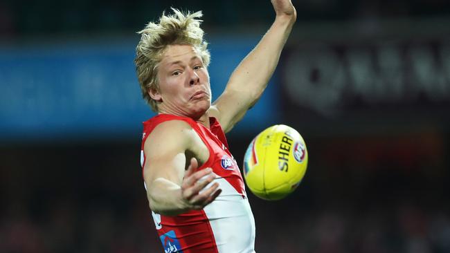 Isaac Heeney can be dangerous in the forward line. Picture: Phil Hillyard