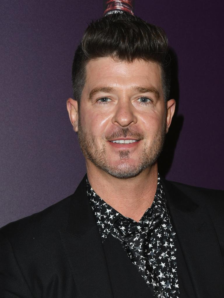 Robin Thicke has yet to respond to Ratajkowski’s allegations. Picture: Jon Kopaloff/Getty Images.