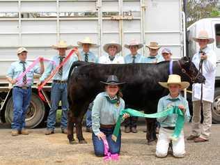 SHOWING THEIR WINS: Burnett State College students competed at the 2018 Hoof & Hook Competition.